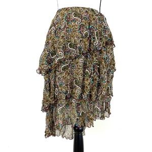 VTG Fiandaca Sequin Embellished Asymmetric Skirt